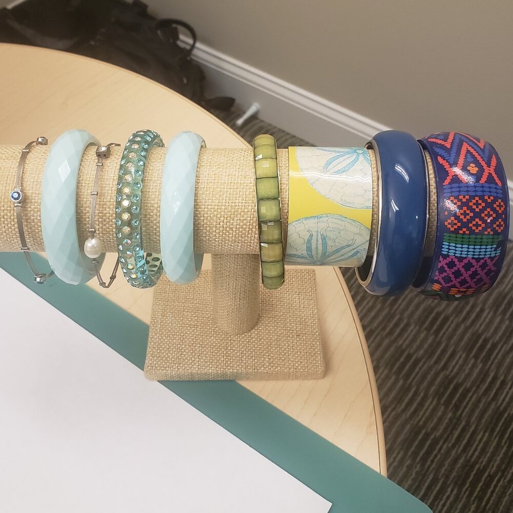 Bracelet Bundle, Bangle Bracelet Bundle, 9 Bracel… - image 1